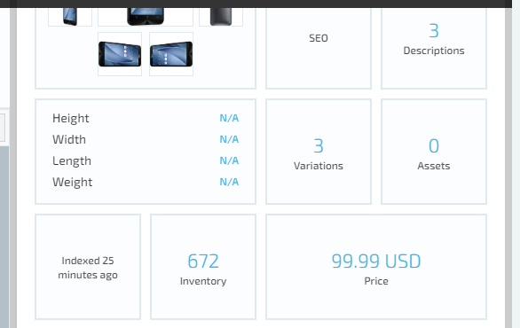 Pricing widget