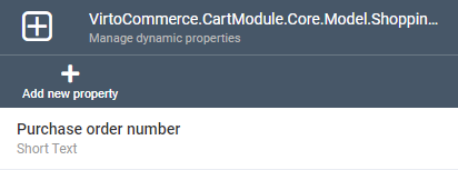 Choosing dynamic property