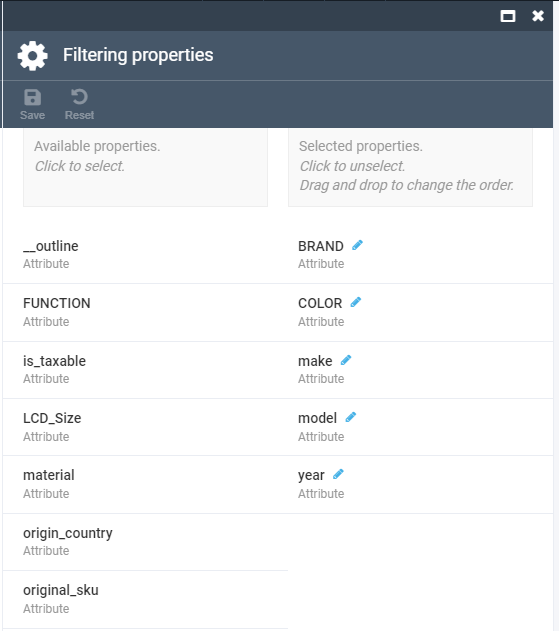 Configuring Faceted Search